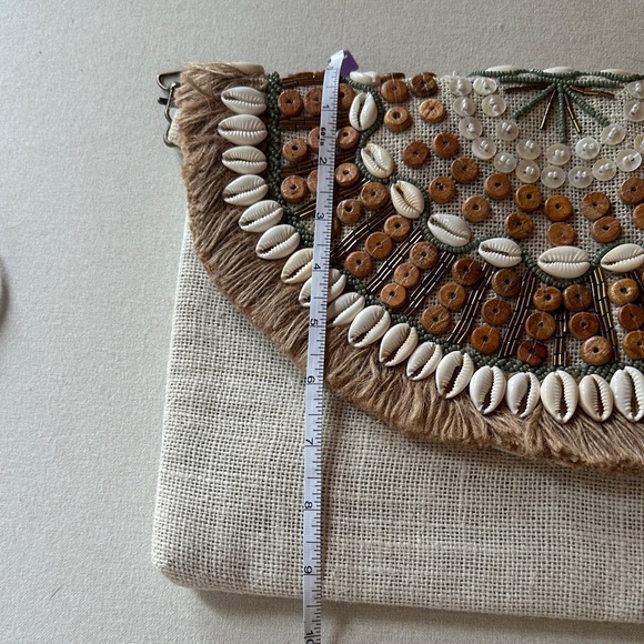 Bohemian Shell Embellished Clutch - Picture 3 of 7